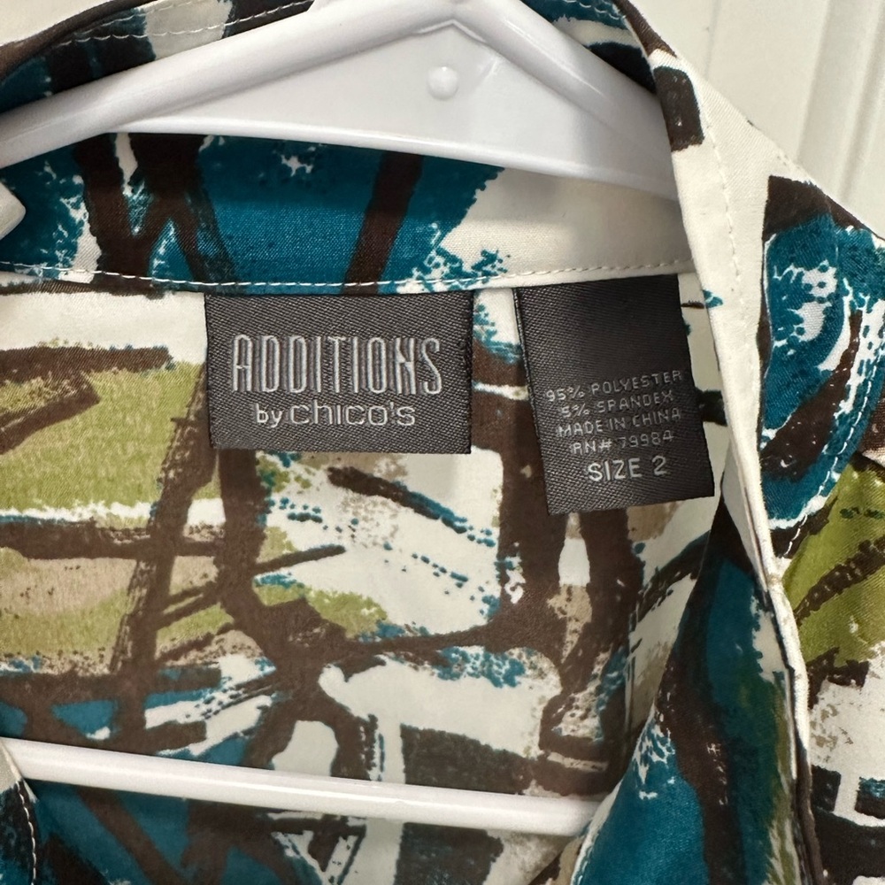 Chico's Abstract Patterned Jacket - image 2